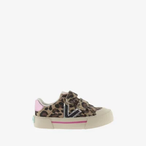 Victoria velcro tela de leopardo