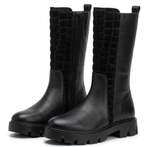 Botines Largos Negros YOWAS