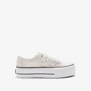 Zapatillas Bajas de Puntilla Blancas CONGUITOS
