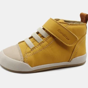 Zapatilla alta respetuosa ocre BLANDITOS