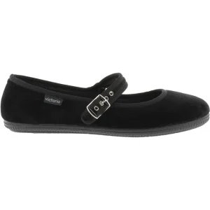 Merceditas terciopelo negro VICTORIA