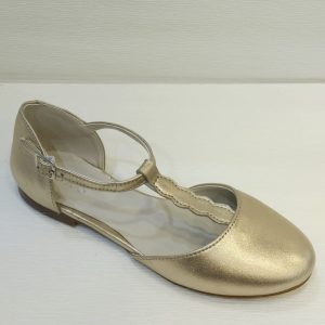 Zapato merceditas piel champan de GUX,S