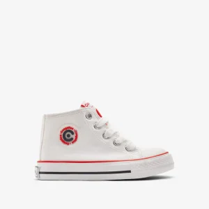 Zapatillas Basket Lona Logo Blancas CONGUITOS