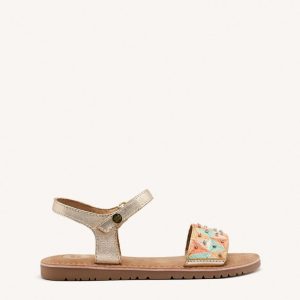 Sandalias de Piel Bordado GIOSEPPO